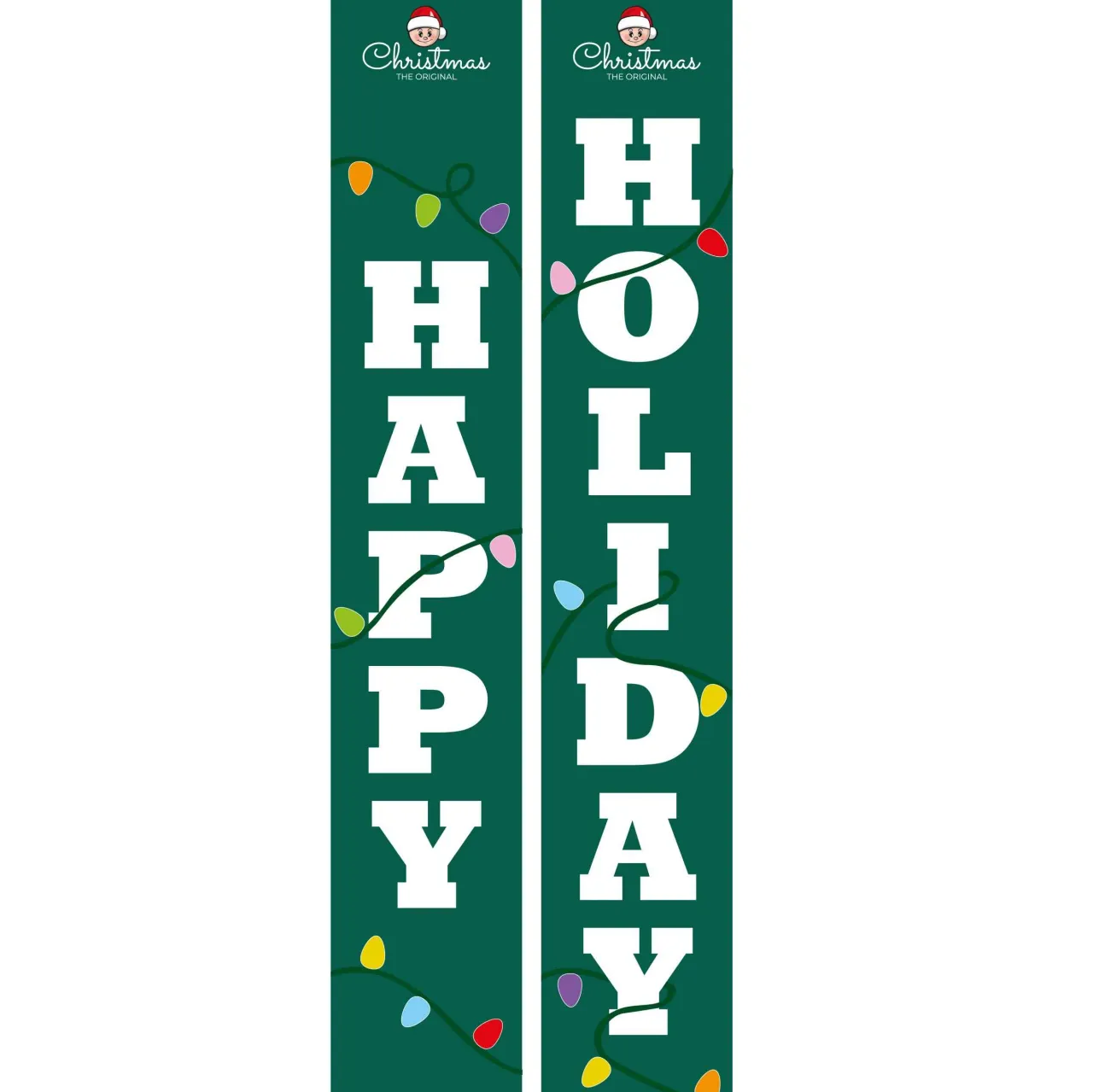 Christmas The Original Banner Porta Happy Holiday