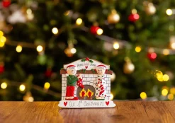 Christmas The Original Calze Sul Camino Per 2 Decorazione Tavola