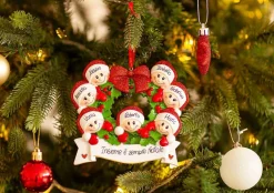 Christmas The Original Ghirlanda Con Fiocco Rosso Per 7