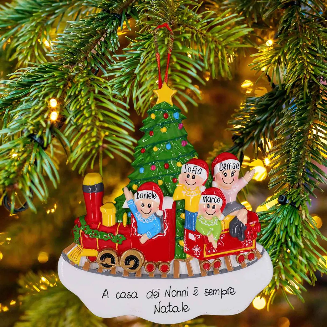 Christmas The Original Trenino Sotto L'Albero Per 4